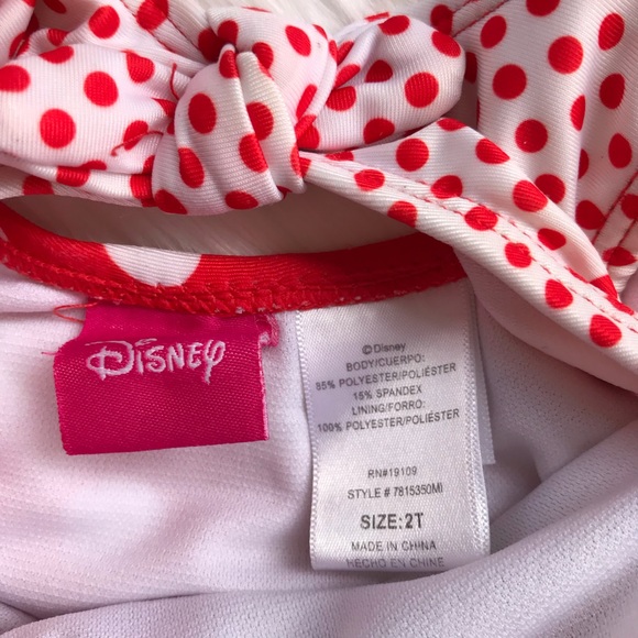 Disney Minnie Mouse One Piece Swimsuit - Picture 3 of 4